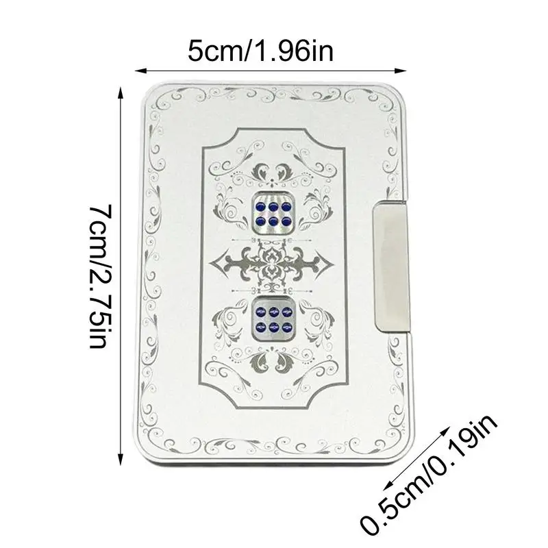 3D Mechanical Dice Mechanical Fidget Dice Board Games Press and Transform Spinner Tension Relief Interactive Toys for Kids Adult