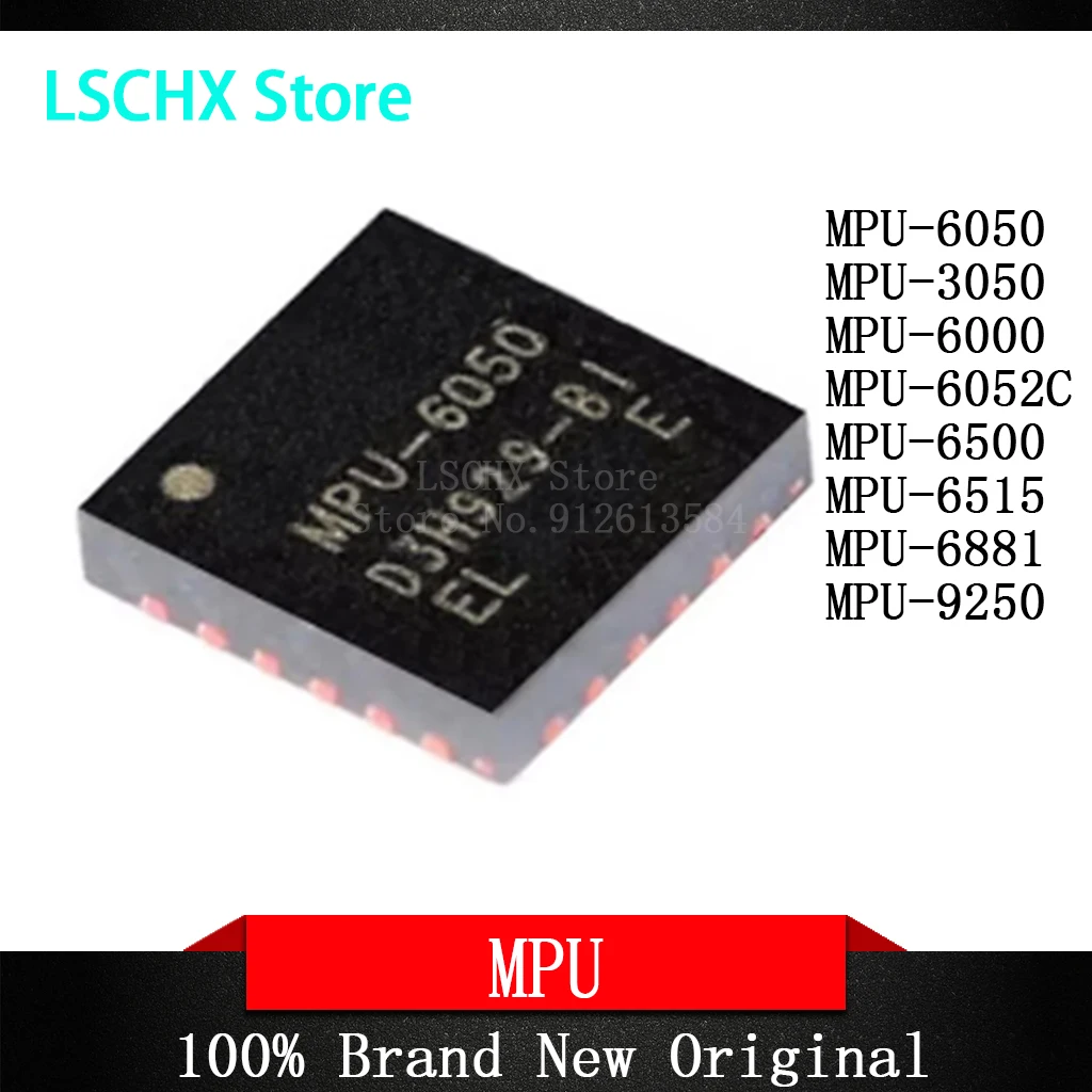 1Pcs MPU6050 MPU3050 MPU6000 MPU6052C MPU6500 MPU6515 MPU6881 MPU9250 MPU9255 QFN Sensor chip