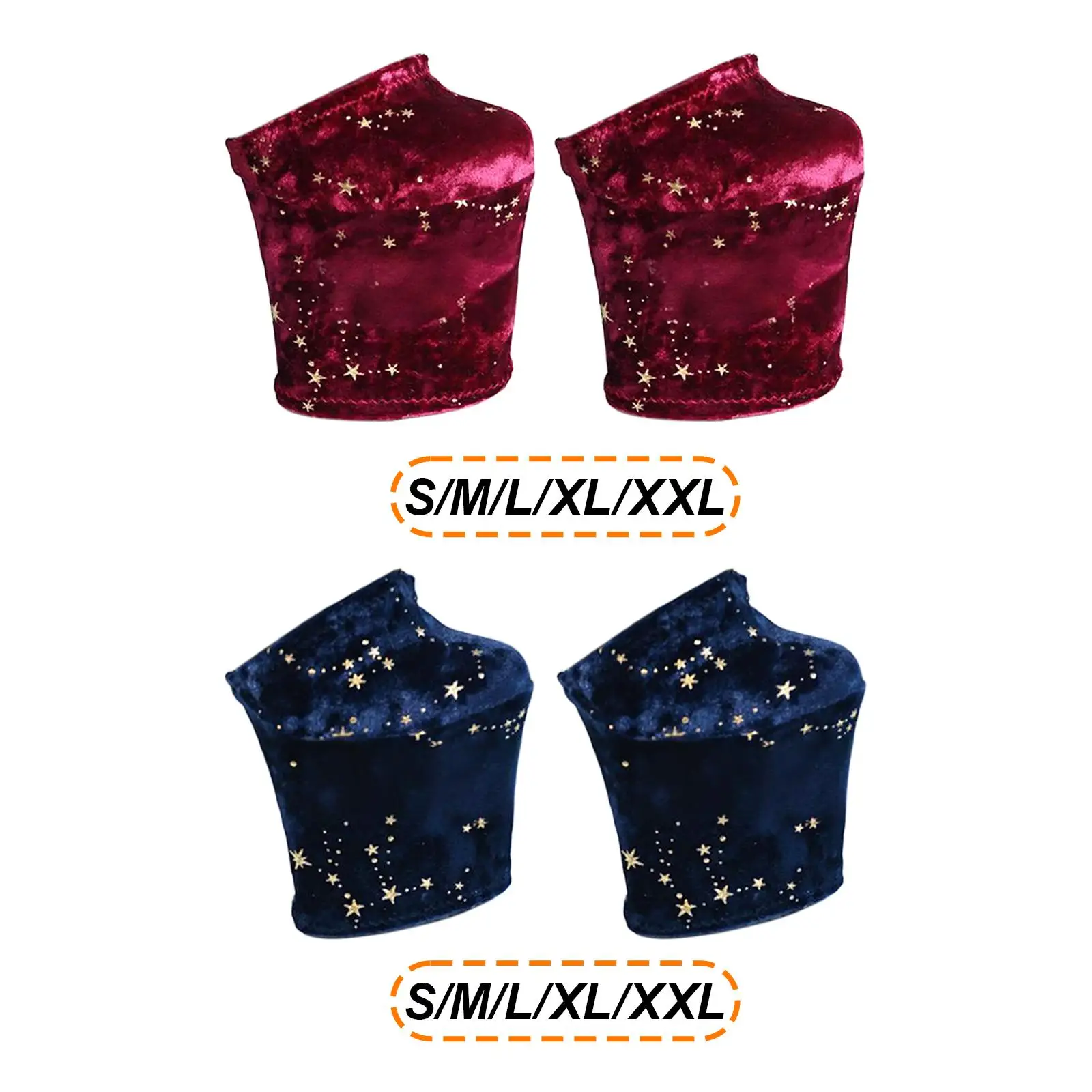 Pole Dance Shoe Protectors on Smooth Floors Stylish Star Pattern Exotic Shoe Covers High Heel Protector for 8 inch Heels