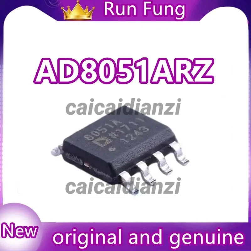 AD8051ARZ AD8051  Voltage Feedback Amplifier 1 Circuit Rail-to-Rail 8-SOIC 10Pcs/Lot  New Original