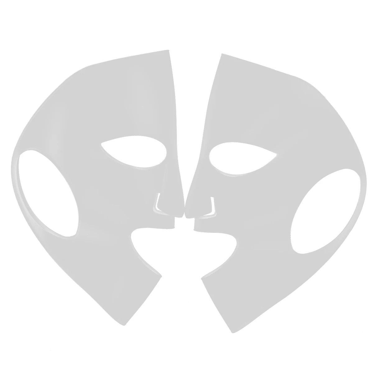 

2pcs Reusable Silicone Mask For Face Essence Retention Beauty Tool Skin Nourishment Evaporation Prevention Facial