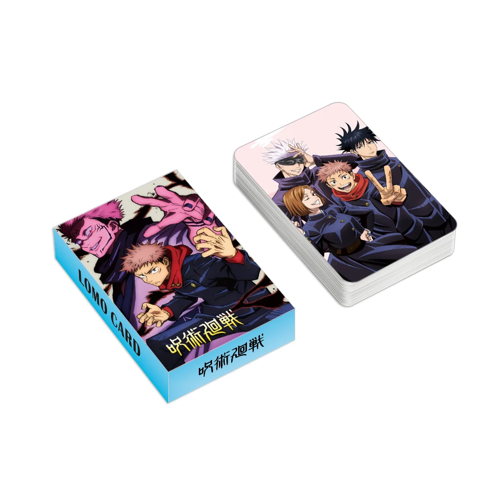 Jujutsu Kaisen Japanese Anime Lomo Card One Piece 1pack/96pc Card Stickers With Postcards Message Photo Gift Fan Game Collection