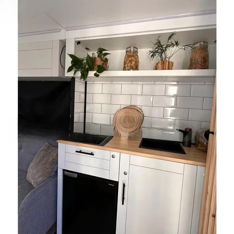 RV Interior Lighting System Luxury Mobile Home Decoration RV Toilet