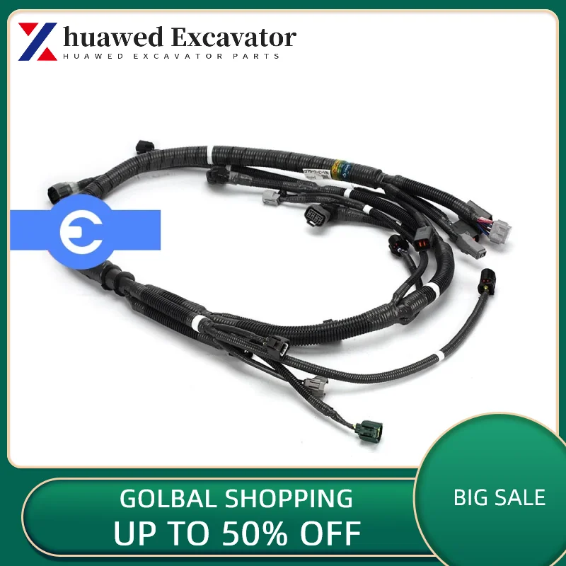 Hitachi zax330-3/zx360-3 engine harness 6hk1 electronic injection engine main harness cable factory