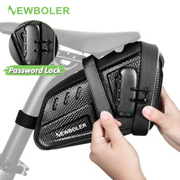 NEWBOLER With Password Lock Bicycle Saddle Bag MTB Road  Waterproof Bike Saddlebags Bicycle Tool Bag Bike Bag MTB Accessories
