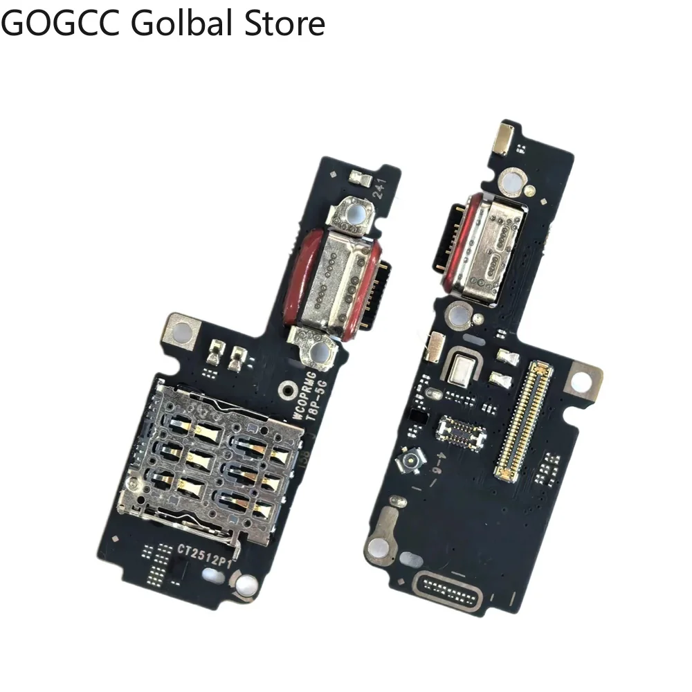 Replace For Realme GT 8 GT8 Pro GT8pro USB Charging Port Dock Connector Sim Card Reader Microphone Charger Plug Board Flex Cable