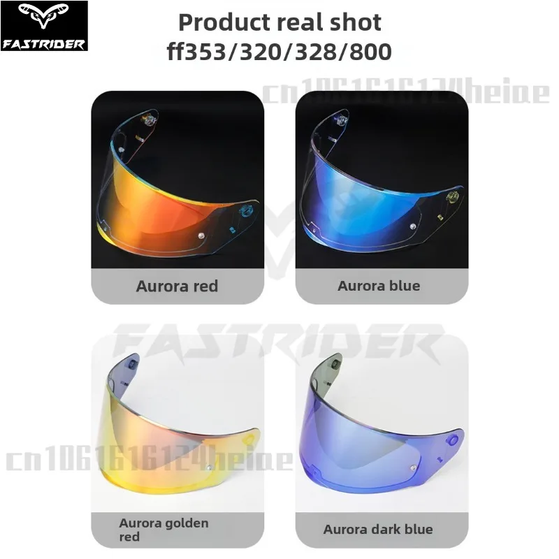 Full Helmet Lenses Suitable for LS2 FF353/ff320/ff328/ff800 Helmet Sunscreen Color Lenses Day and Night Universal Clear Lenses