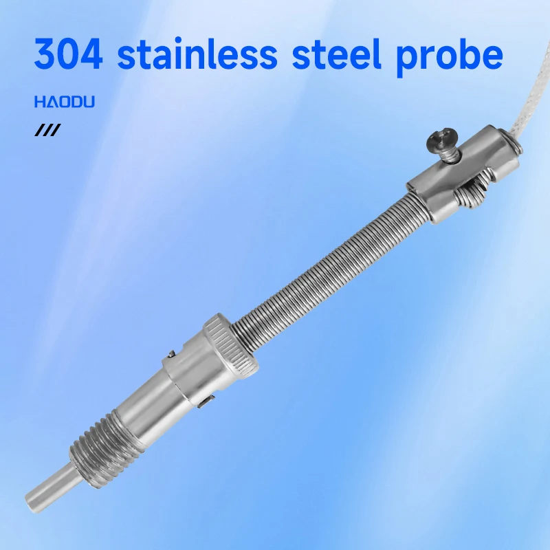 -50-450cc PT100 Ip65 Waterproof Stainless Steel Rtd Probe Temperature Sensor Electronic Thermocouple For Industrial Furnace