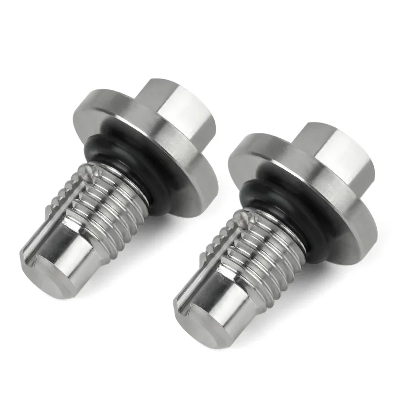 06E127535B Stainless Steel Supercharger Bleeder Screw Kit, Supercharger Air Release Bolt Replacement Parts