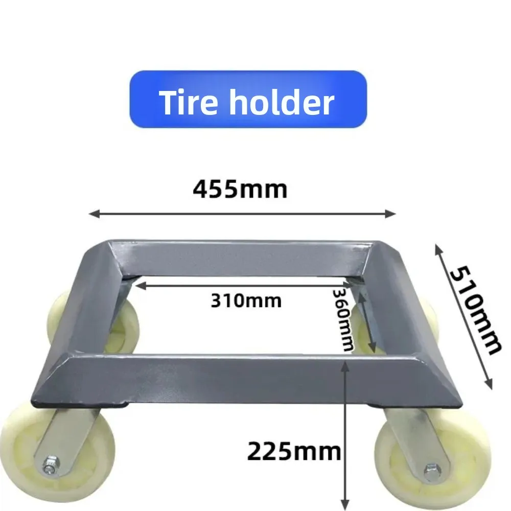 Car Moving Dolly for Workshop Vehicle Tow Trolley for Accident and EV Repair Chassis Transport Skate Set