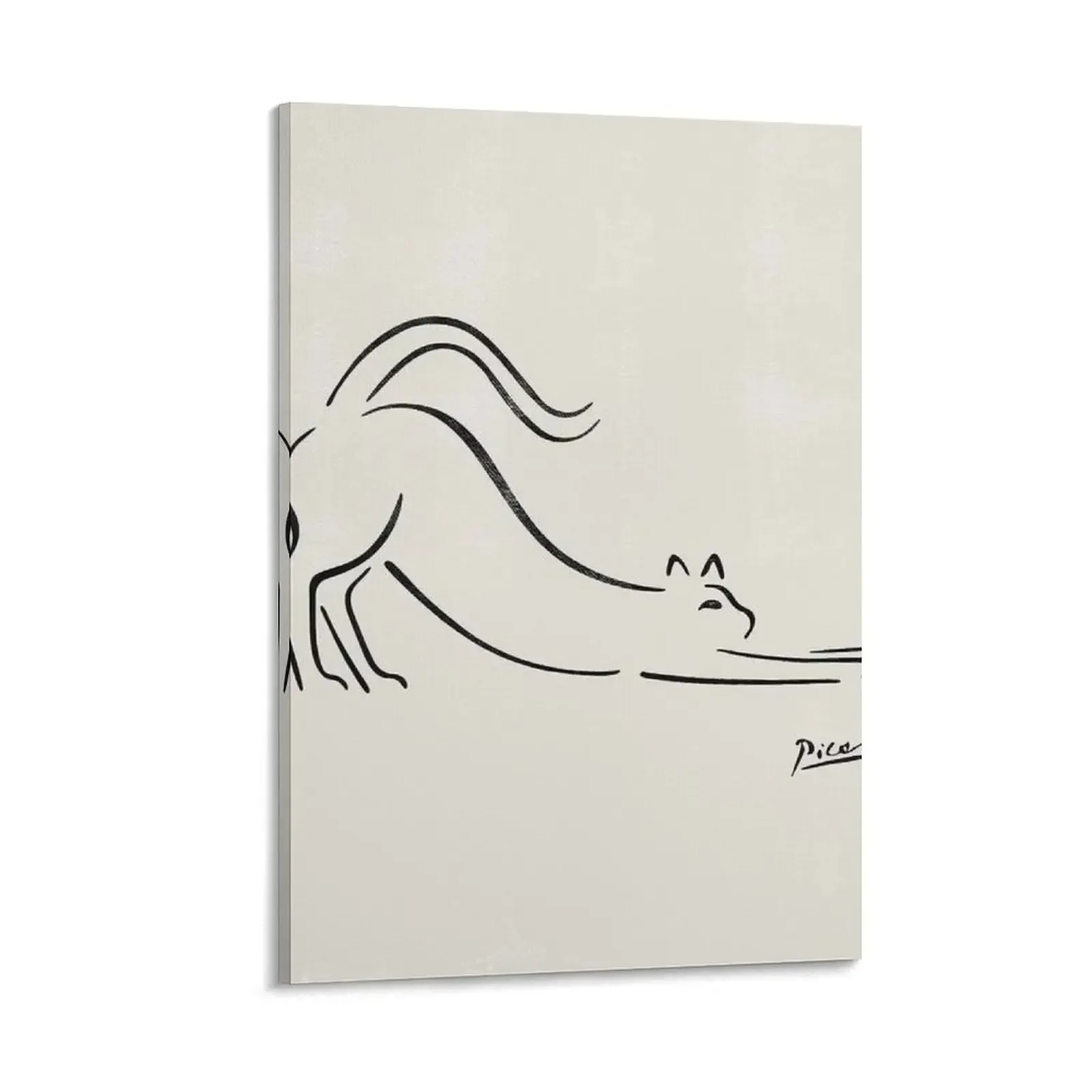 

Line Art Drawing Minimalist Animal Cat Collection Trends Poster Canvas Painting cute room decor aesthetic room decor