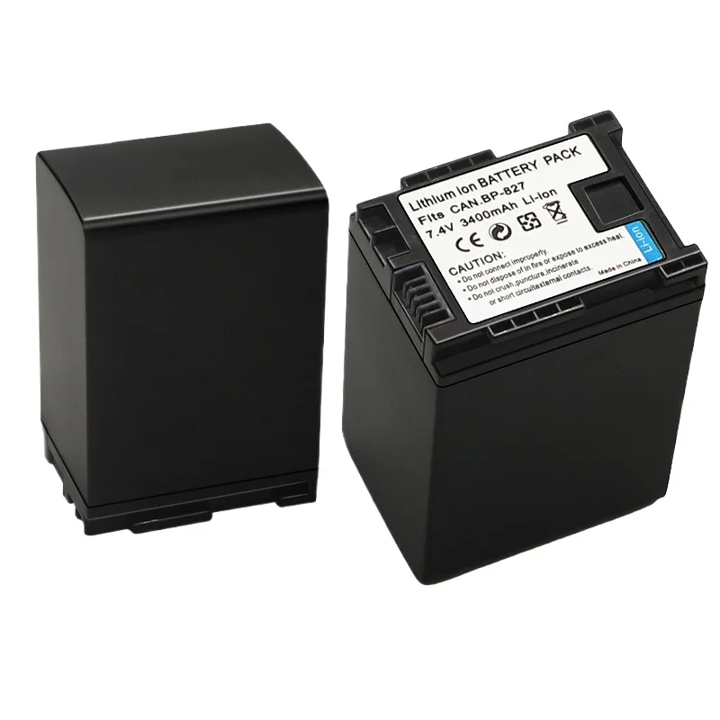 キヤノン HF10 HF11 HF100 HF20 HF200 HF S10 S11 S100 S20 S21 S200 S30 G10 デジタルカメラ用 BP-827 BP 827 バッテリー