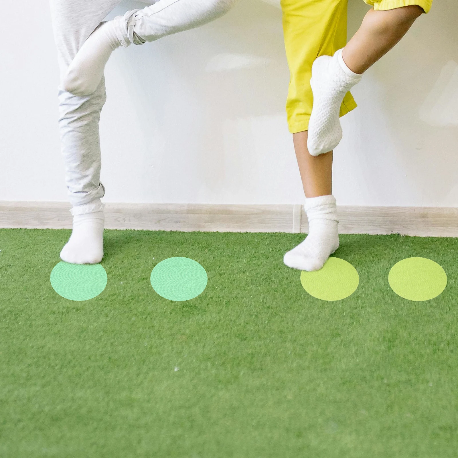 

36 Pcs Carpet Stickers Spot Markers for Classroom Small Dots Game Floor Nylon Child