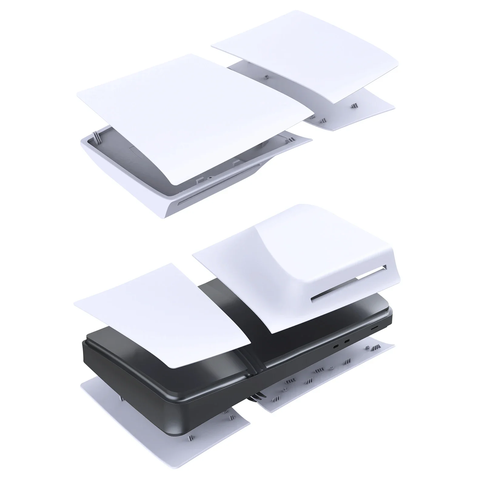 For P5 PRO Digital Console Ventilated Version Housing For P5 PRO Optical Drive Version Replacement White Color Protective Shell