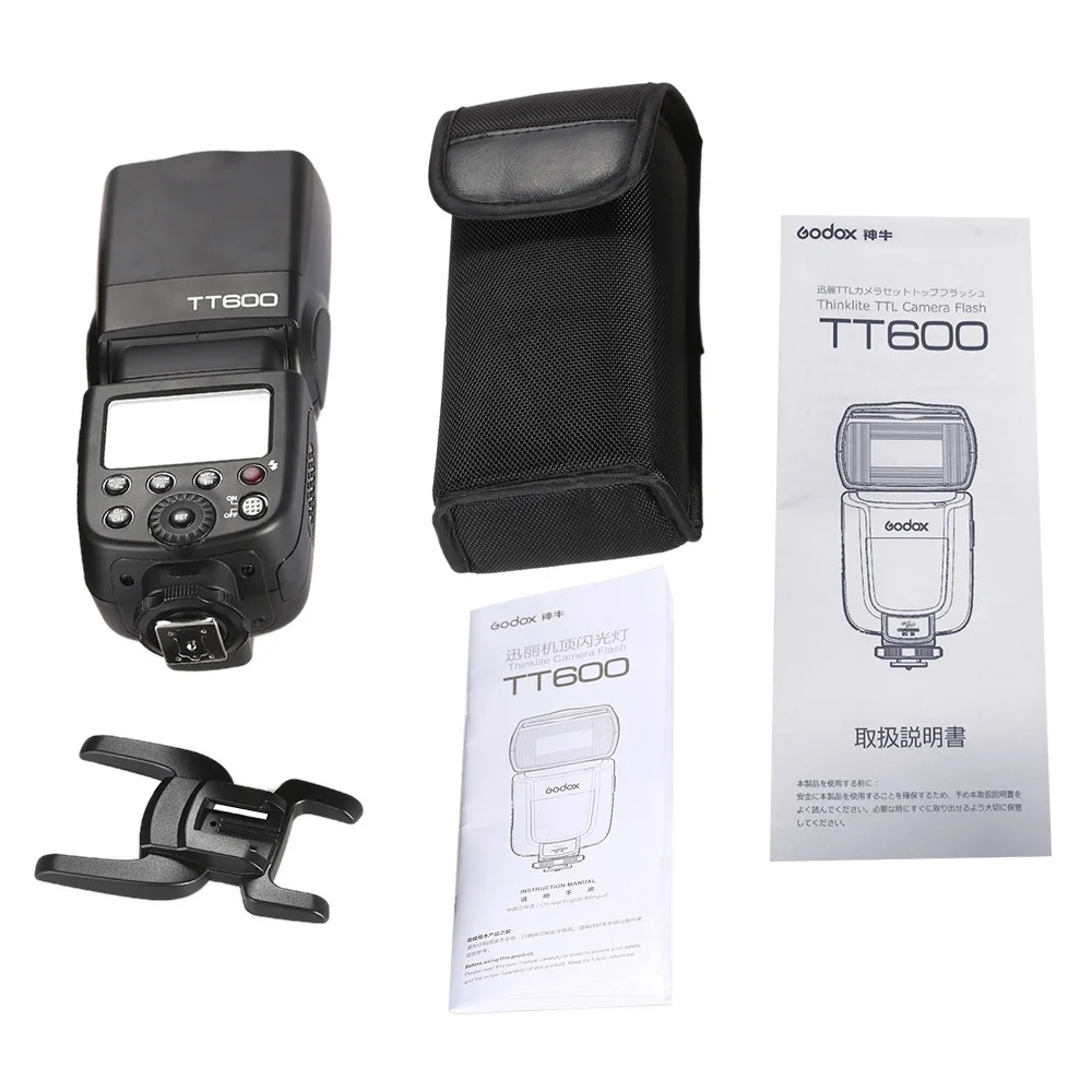 

Godox Thinklite TT600 Camera Flash Speedlite Master/Slave Flash with Built-in 2.4G Wireless Trigger System GN60 for DSLR Cameras