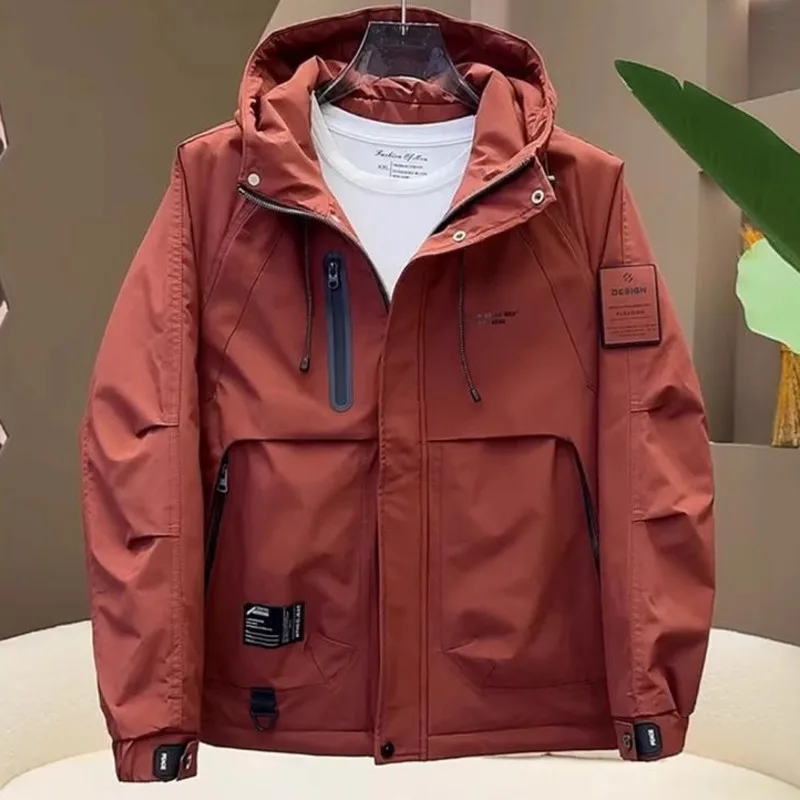 Men's trendy brand fashion 2025 winter new item with added cotton, thickened windproof cotton clothing, and assault jacket - Image 5