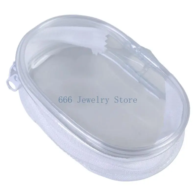 F2TD Sturdy PVC Headphone Storage Container with Cables Winder for Office Use