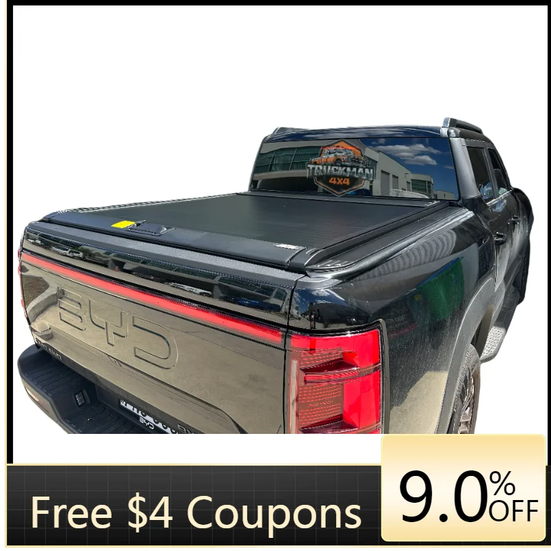 

Deren High Quality BYD SHARK 6 Manual Roll up Tonneau Cover Aluminum Truck Bed Roller Shutter Waterproof Anti-Theft