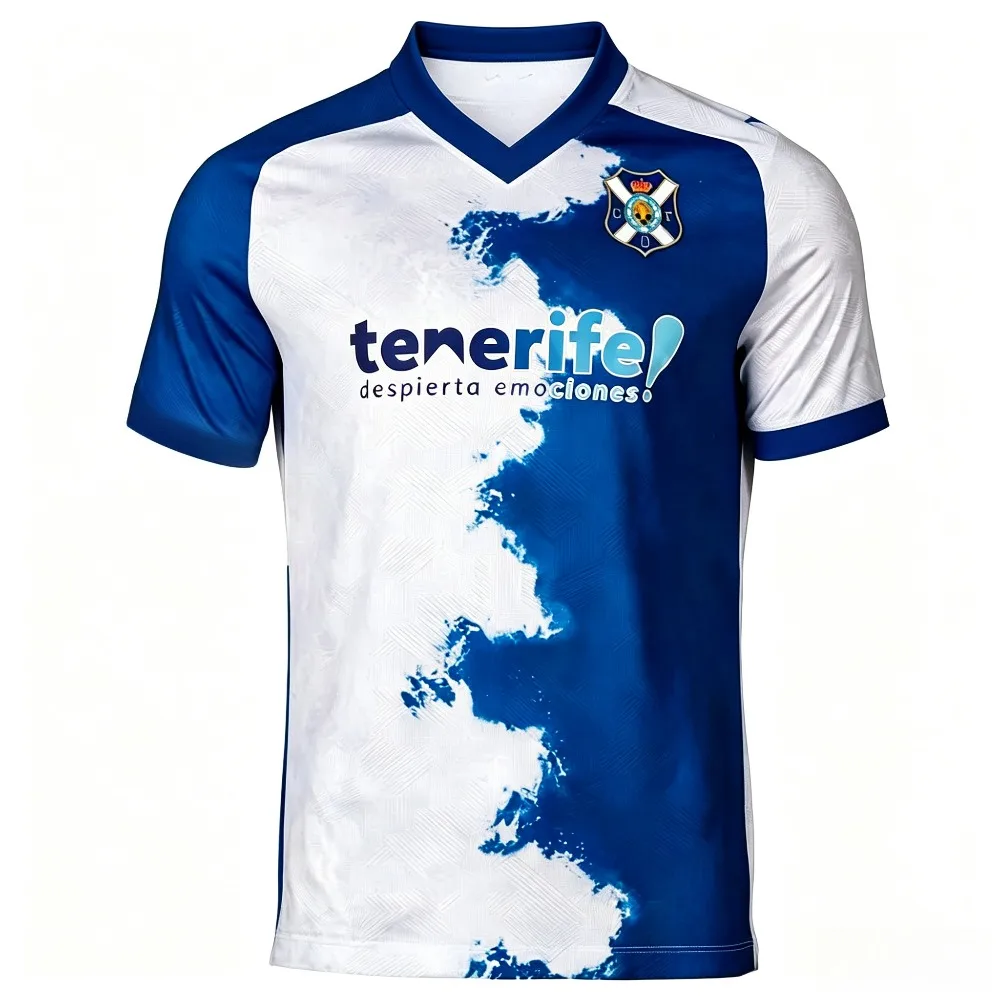 26-27 New Tenerife Concept Football Shirt Printed Quick Drying Casual Daily Sports Men's Short Sleeved Breathable T-shirt