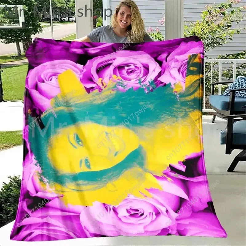 Selena Quintanilla Blanket Sherpa Microfiber Lightweight Plush blanket for Couch Bed Sofa Car Kids Adults throw Custom blankets