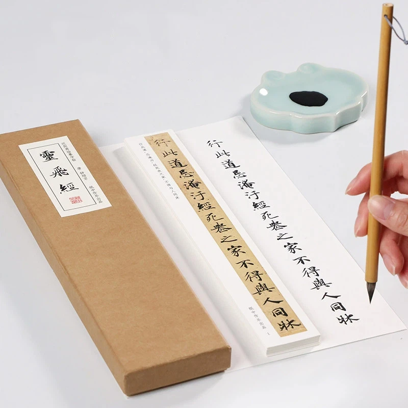 Picture 7: Learn Chinese Character Regular Script Brush Calligraphy Copybook Writing Close Range Chinese Character Tracing Practice Cards