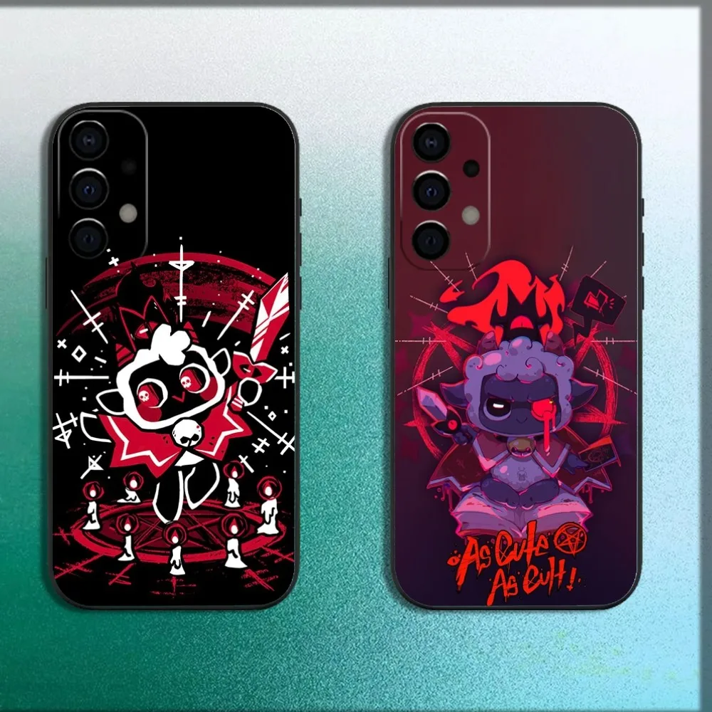 

Game C-Cult Of The Lamb Phone Case For Samsung Galaxy A13,A21s,A22,A31,A32,A52,A53,A71,A80,A91 Soft Black Cover