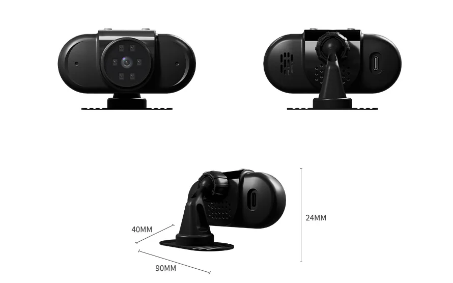 1080p HD Truck Camera Driver Fatigue Monitoring System with DSM Warning Alarm Video Recorder Dash Cam for Trucks