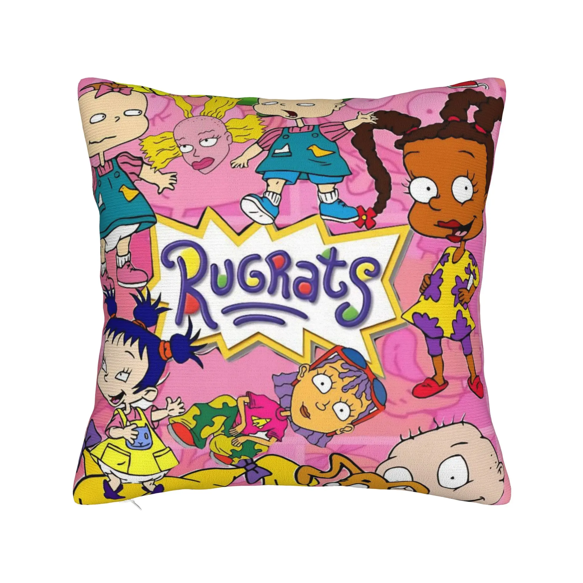 Cartoon R-Rugrats Pillow Cover Merch Soft Cushion Cover Decoration  Pillow Case Cover Home Multi Size