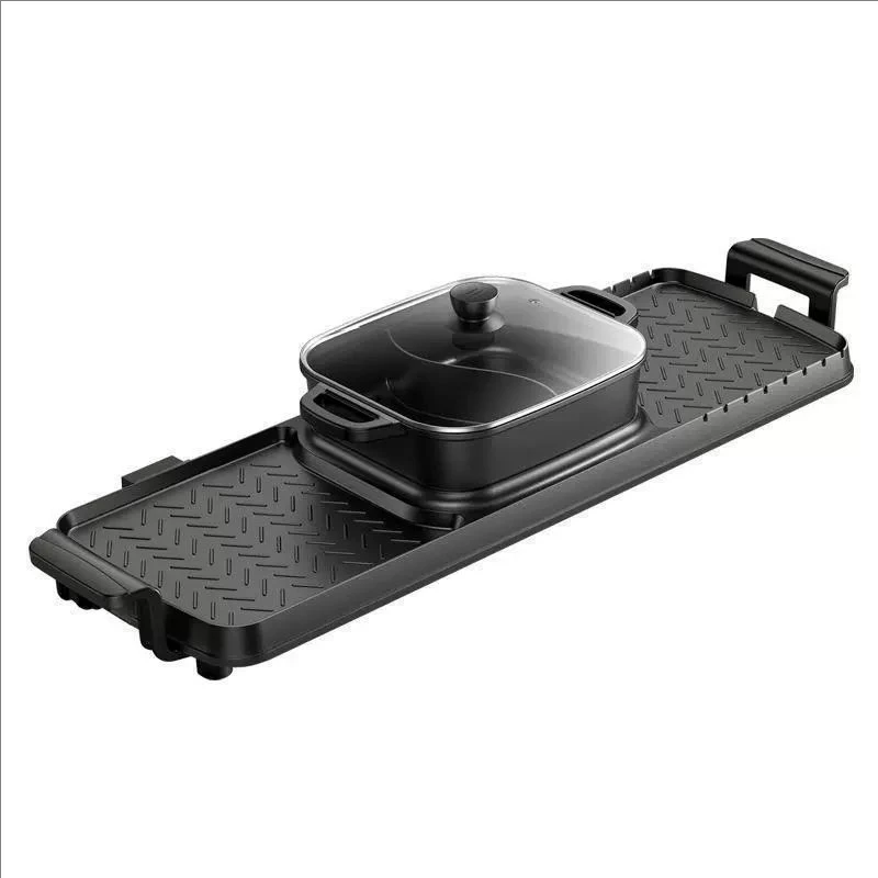 

High-quality multi-functional electric grill with hot pot for easy cleaning 2200 watts temperature-controlled electric grill