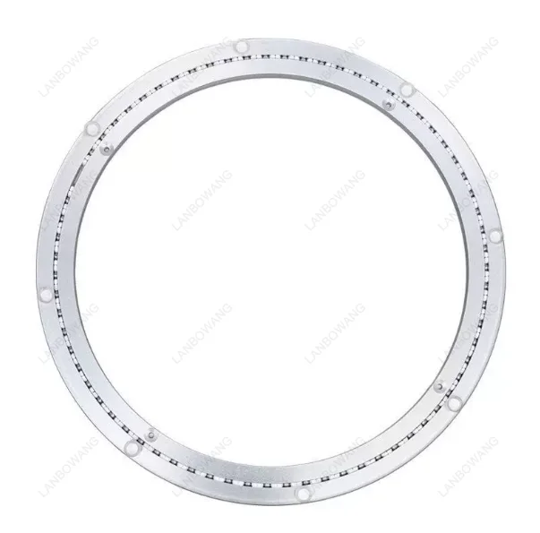 Aluminum Alloy Swivel Turntable 60cm Mute Bearing Smooth Rotating Round Plate For Dining Table Decoration