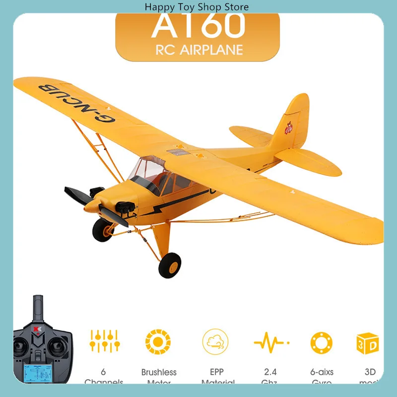 WLtoys XK A160 5CH Brushless RC Glider Fixed-Wing EPP Foam Airplane with 3D/6G Gyro & 1406 Motor RTF