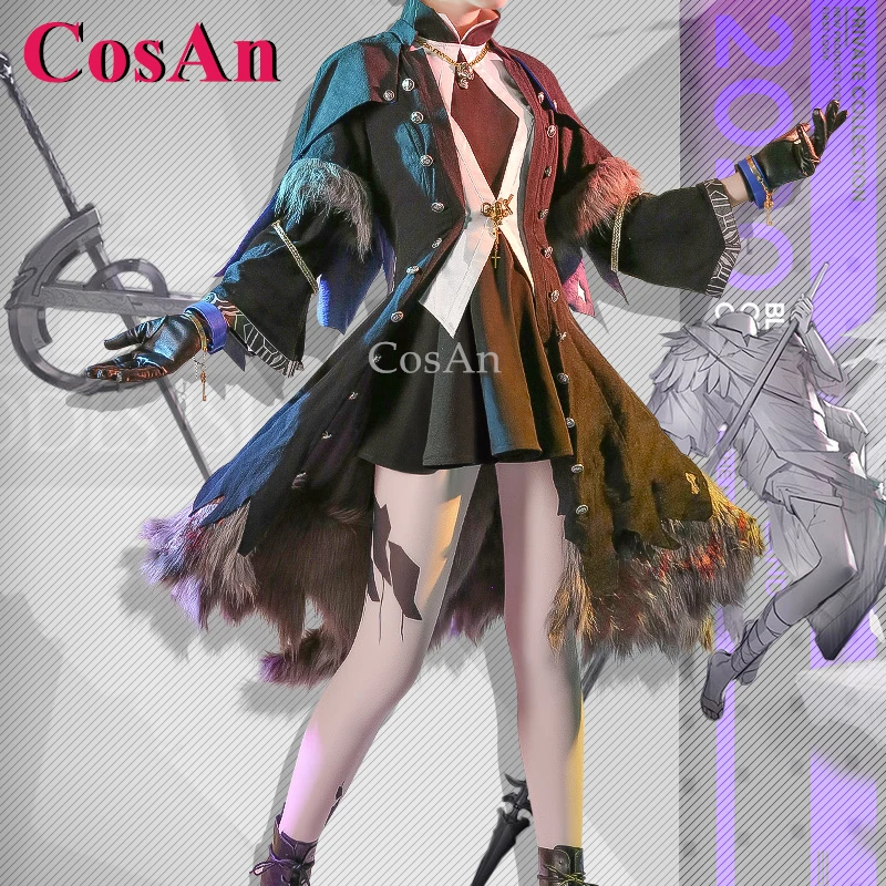

CosAn Anime Game Arknights Lappland Cosplay Costumes Rhode Island Gorgeous Sweet Uniform Halloween Party Role Play Clothing S-L