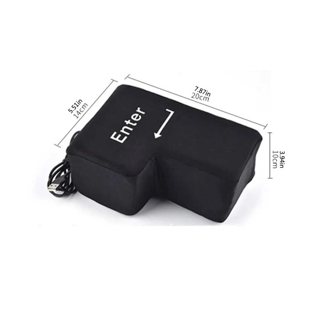 USB أدخل مفتاح تنفيس وسادة للمكاتب لينة الكمبيوتر الإجهاد الإغاثة زر العودة مفتاح الضغط وسادة لعبة دروبشيبينغ