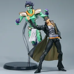 25cm JOJOs Bizarre Adventure Kujo Jotaro Star Platinum Anime Action Figure Toys Doll Collection Christmas Gift With box