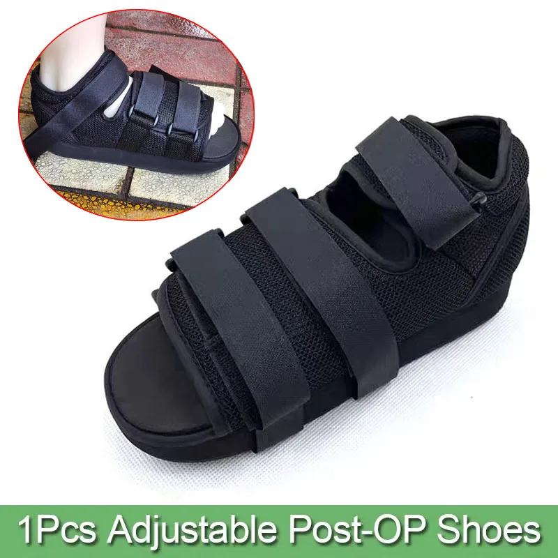 

Adjustable Medical Post-op Shoe Toe Walking Boot Shoe Foot Protection Cast Boot for Broken Foot Injurie Orthopedic Brace Support