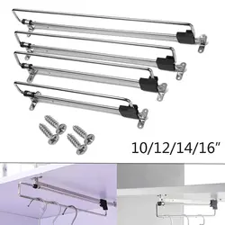 Wardrobe Hang Hanging Rod Telescopic Hanging Clothes Rail Pull Out Retractable Cabinet Sliding Racks