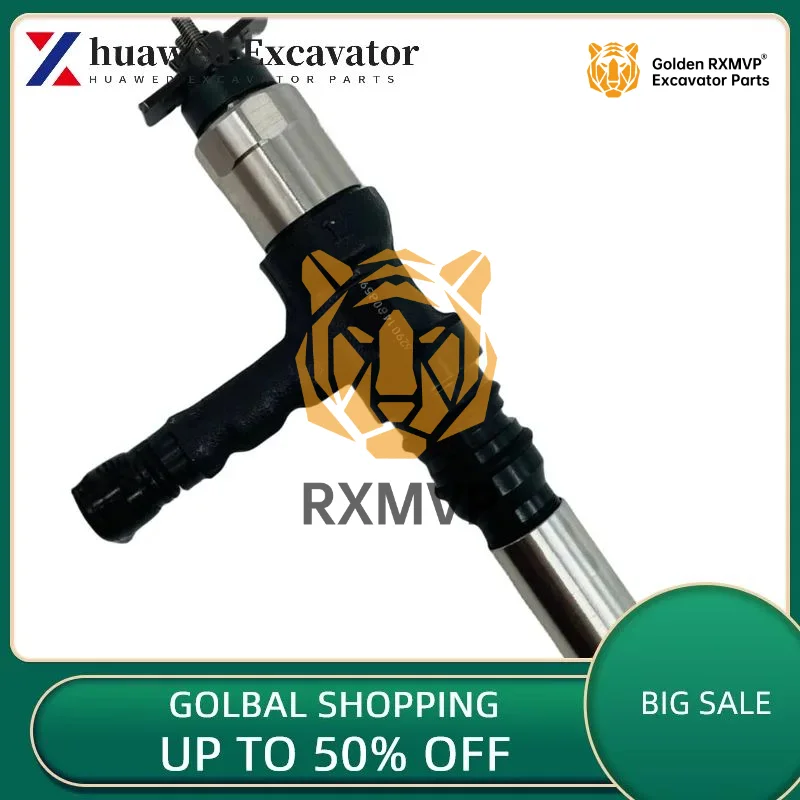 6245-11-3100 095000-6290 Common Rail Fuel Injector For Komatsu Saa6d170e-5a 6d170 Engine Pc1250-8 Wa600-8 D375-5 Excavator