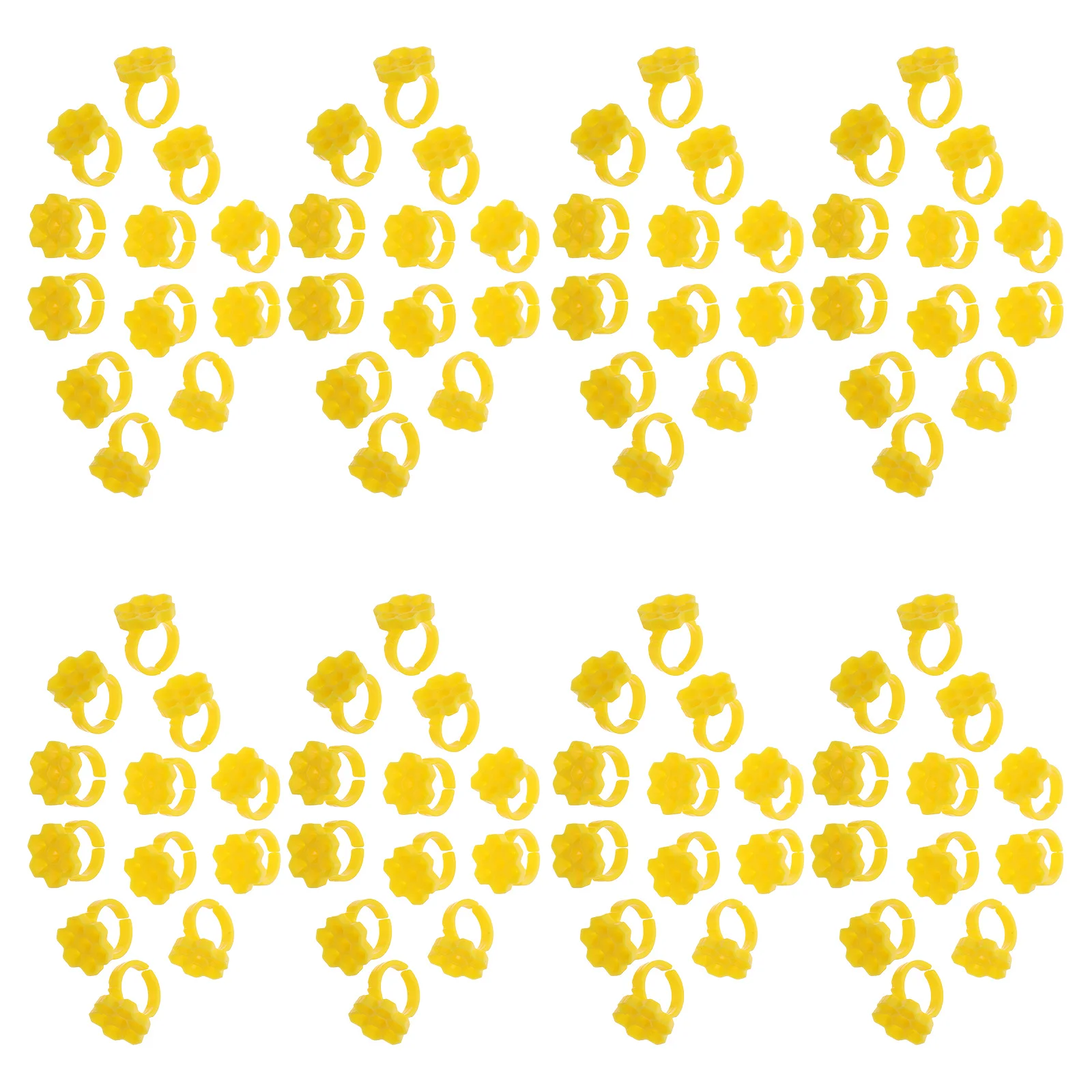 250 Uds anillo de pegamento para pestañas taza diseño hexagonal soporte de pegamento de precisión suministros de extensión de pestañas portátiles Mini bandeja de 3,5x5mm