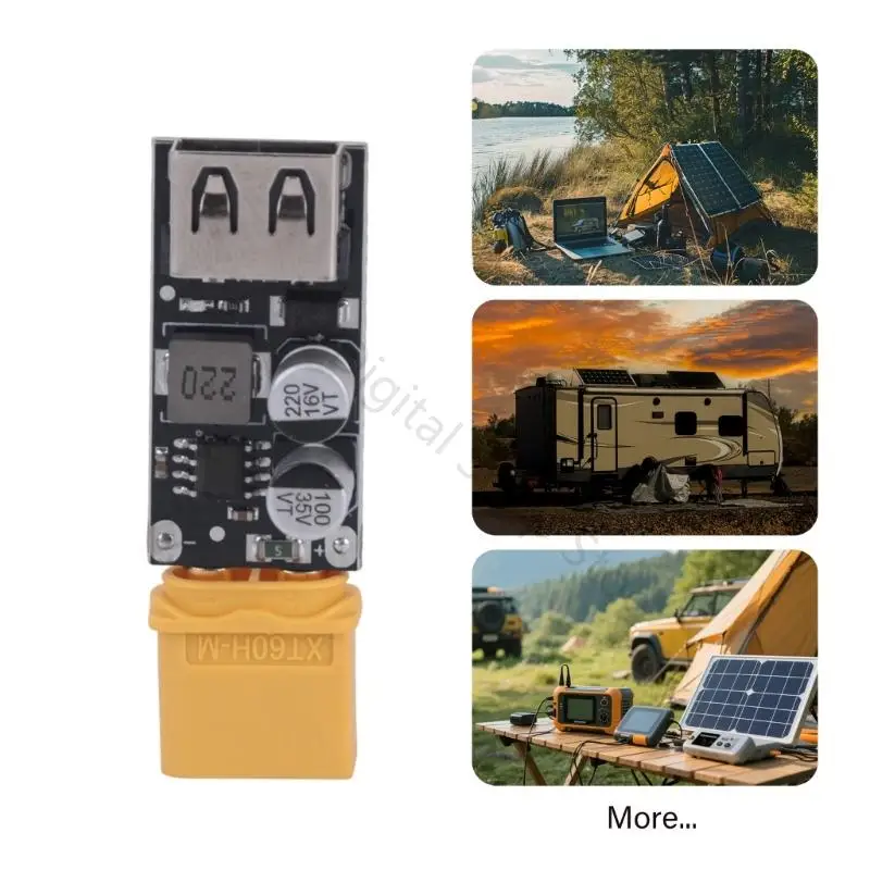 96BA 18W 12V-32V Portable USB Charging Module for Battery Packs and Service Tasks