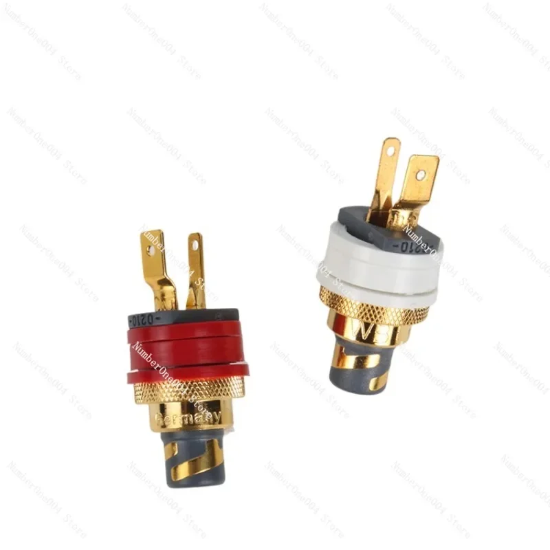 Original German 0210Cu RCA Socket Imported Audiophile Pure Copper Version