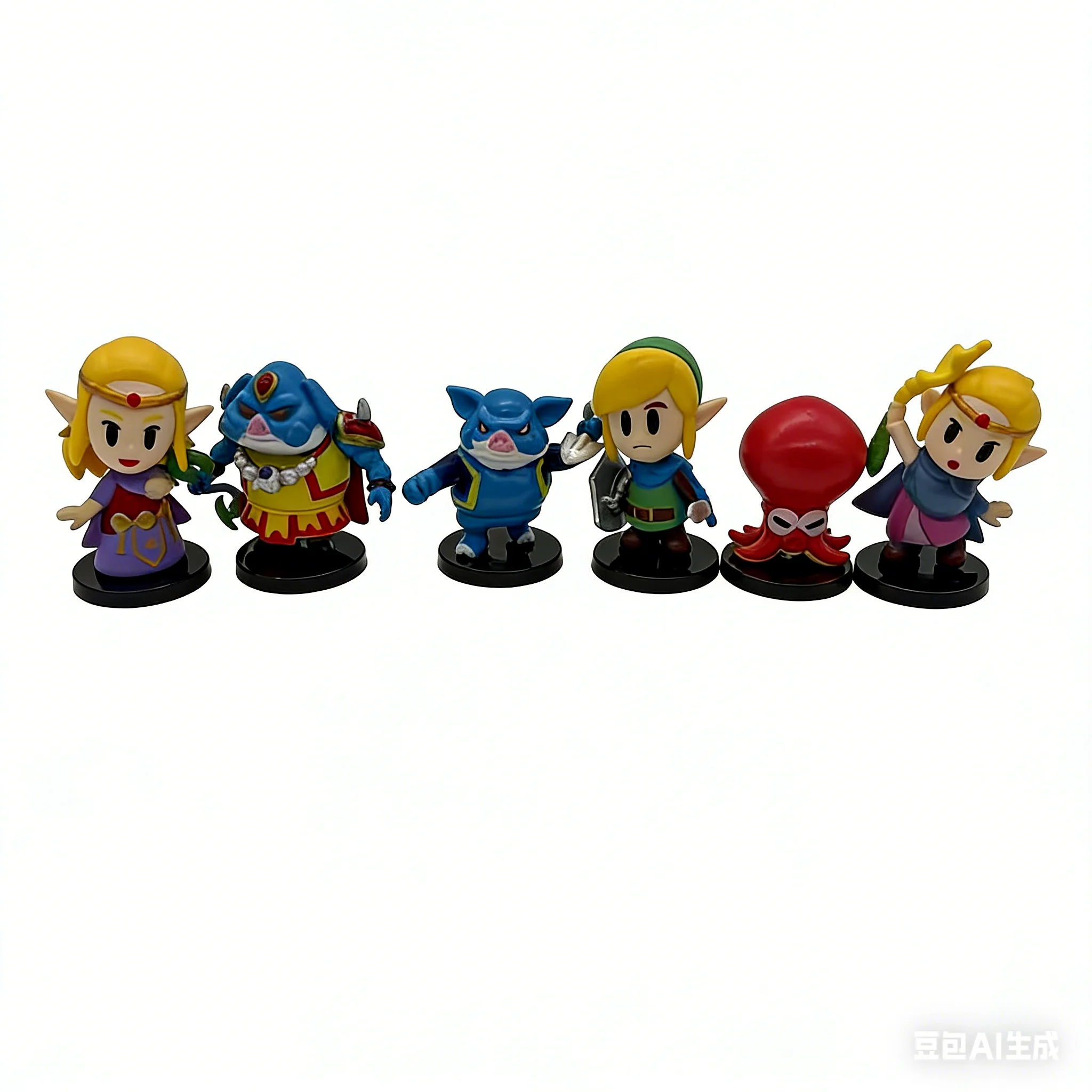 6 teile/satz Nette Spiel Link Zelda PVC Action Figure Spielzeug 7 cm
