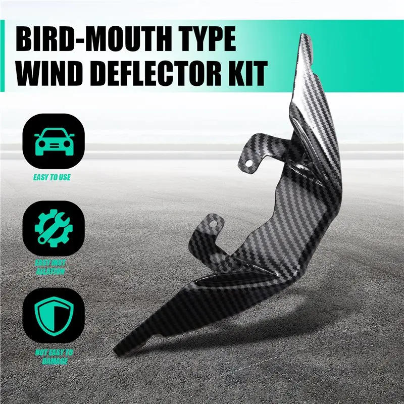 A48P-Bird-Mouth Type Wind Deflector For Yamaha R3 2019-2024 Motocycle Parts