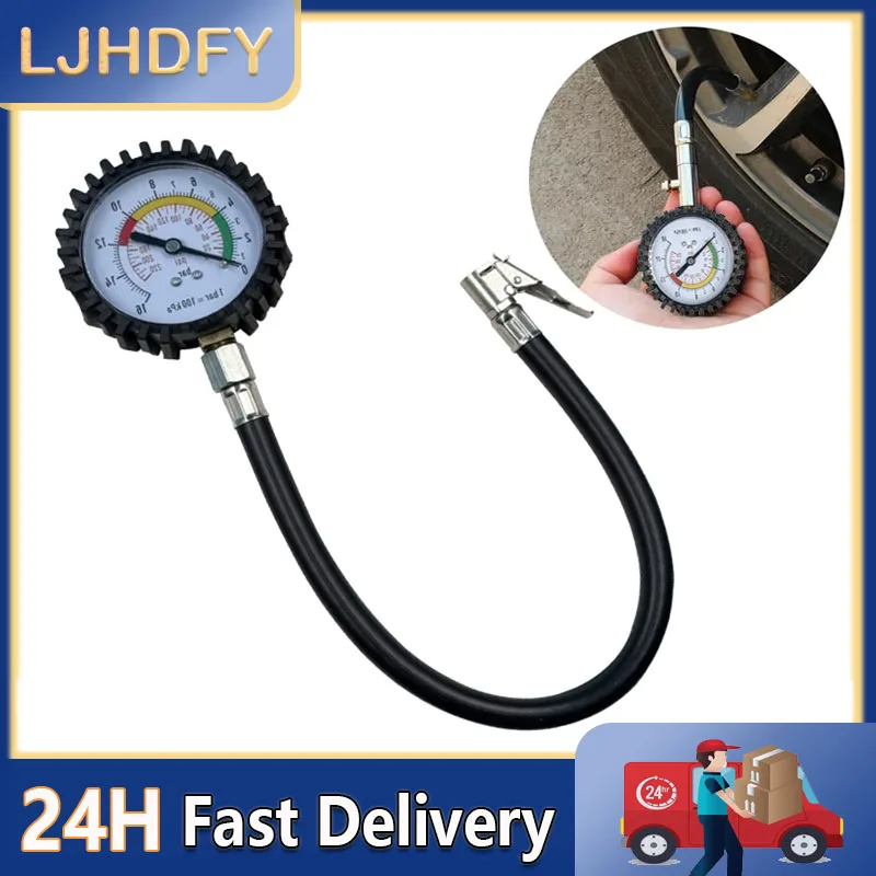 

Tire Deflator Pressure Gauge Tire Air Down Tool Inflating Tube Hose Deflation Tire Pressure Gauge Professional Rapid Air Down