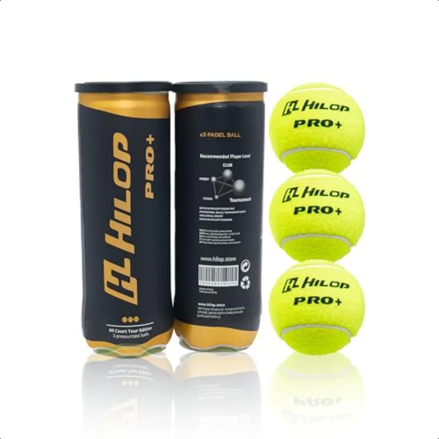 

Турнирные шары Padel Court, упаковка из 3-х шт.