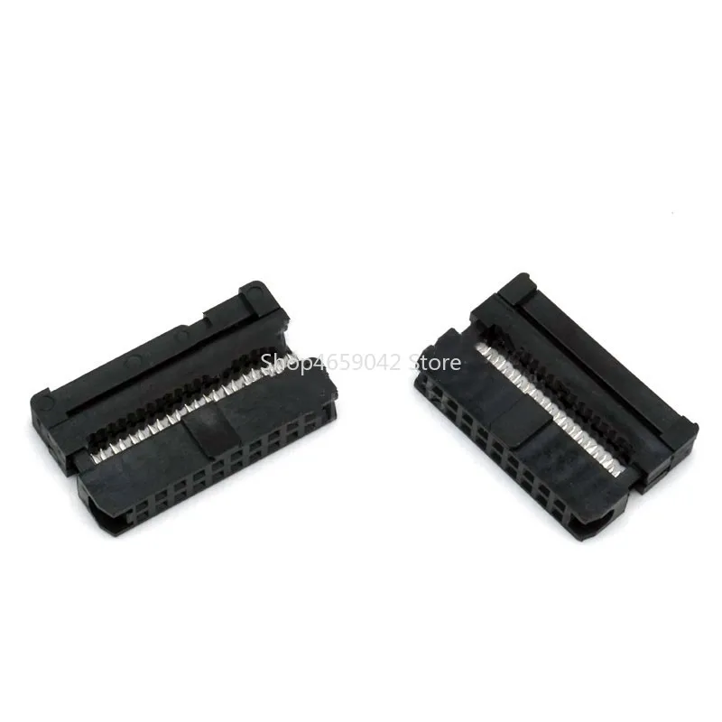 10set Dual Row Pitch 2.0 IDC Socket Connector FC Female Header Cable Socket 2.0mm FC-6P/8/10/14/16/20/26/30/34/40P