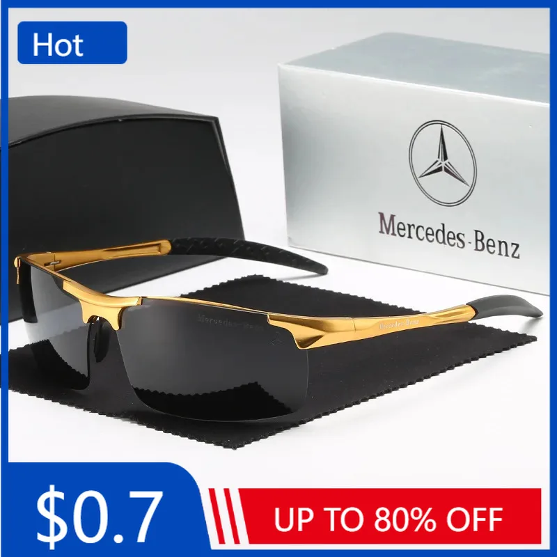 

Автомобильная наклейка для Mercedes Benz A B C E S V Class GLB GLC GLE AMG Pilot SLK SLC ML Автомобильные мужские антибликовые очки для водителя Polarize