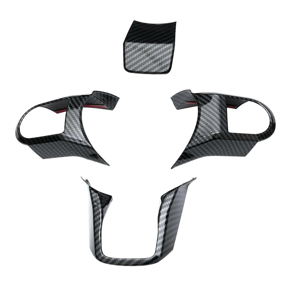 Carbon Fiber Car Steering Wheel Panel Cover Trim for Mini Hatch 3-door (F56) Mini Clubman (F54) 2022+ Mini Convertible (F57)