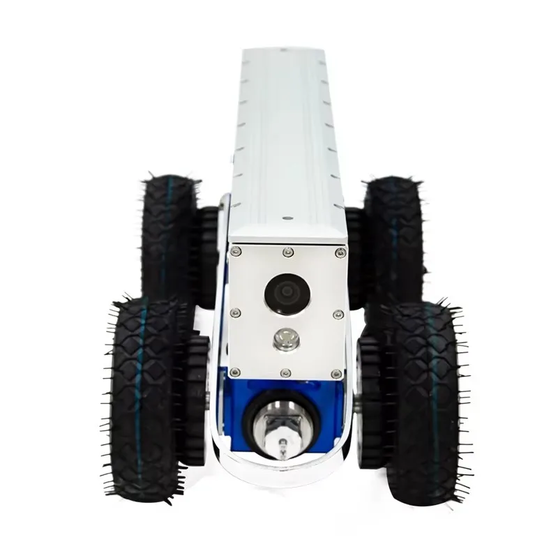 Factory Direct Sale 60m 2MP Automatic Robotic Cctv Pipe Inspection Cam P/T Camera w Meter Counter Pipelines Sewer Crawler Robot