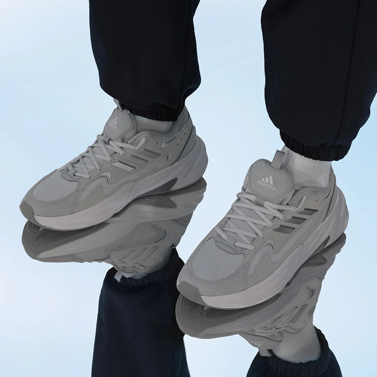 

Adidas подлинная осень унисекс прочная повседневная обувь на платформе с низким берцем ID3575