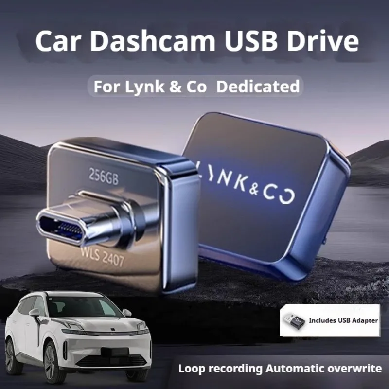 For Geely LYNK&CO 08 10EMP Z20 07 09 Z10 05 06 900 Car Dash Cam U Disk DVR Flash Drive Sentinel USB Recording Memory Drive